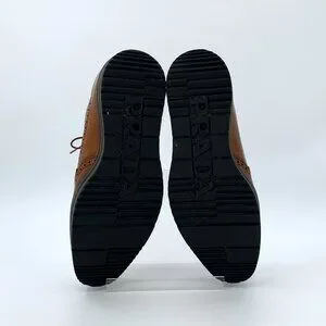 Q12286 Prada size 40.5 brown Baroque carved lace-up thick-soled leather shoes wi Prada | Shoes | Q2286 Prada Size 45 Brown Baroque Carved  main image 4